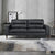Dakota Leather Match Living Room Sofa