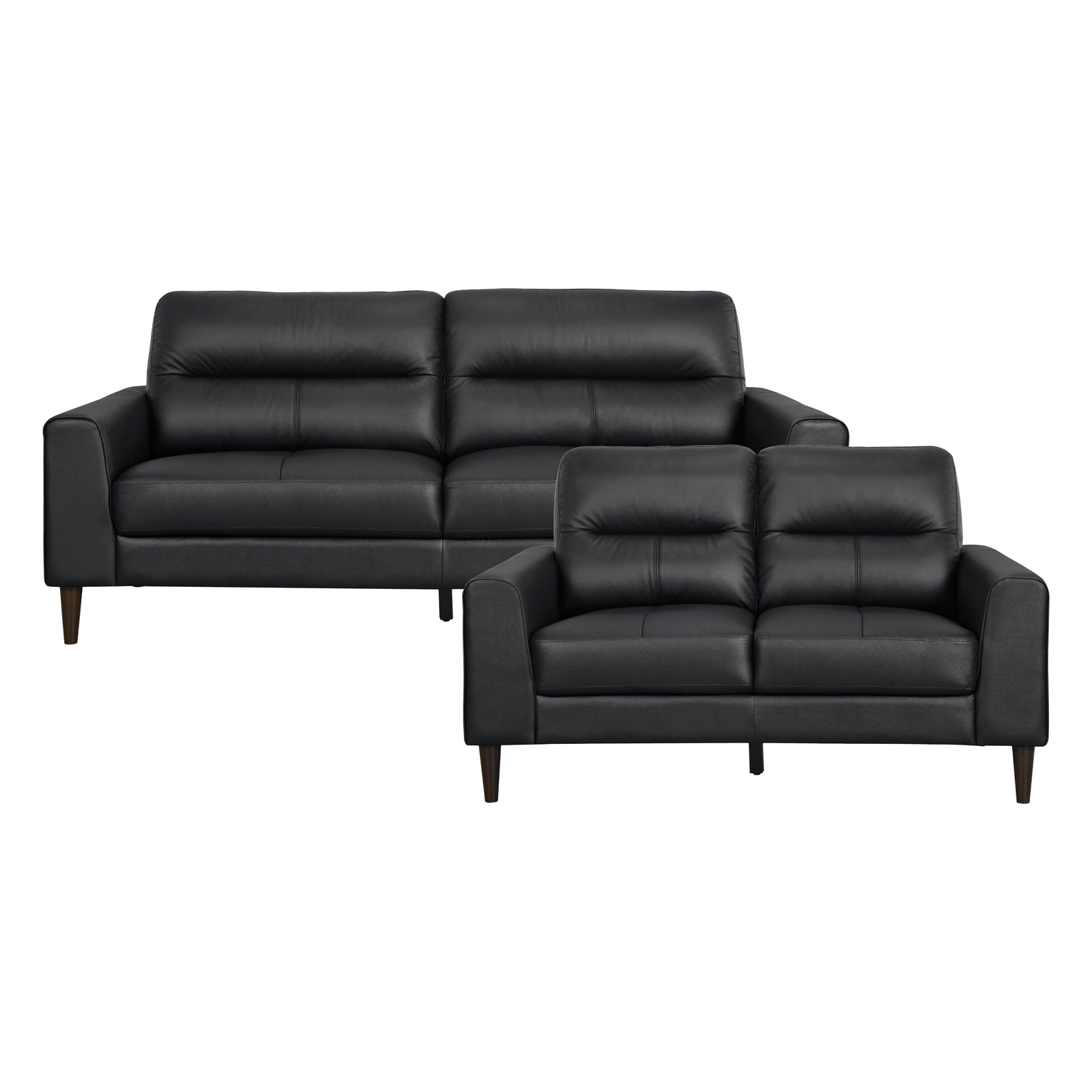 Dakota 2-Piece Leather Match Living Room Sofa Set