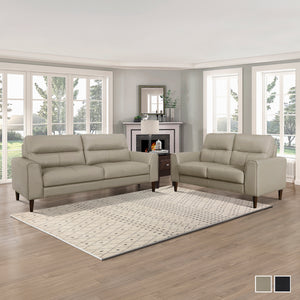 Dakota 2-Piece Leather Match Living Room Sofa Set