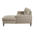 Dakota Leather Match Living Room 2-Piece Sectional with Right Chaise