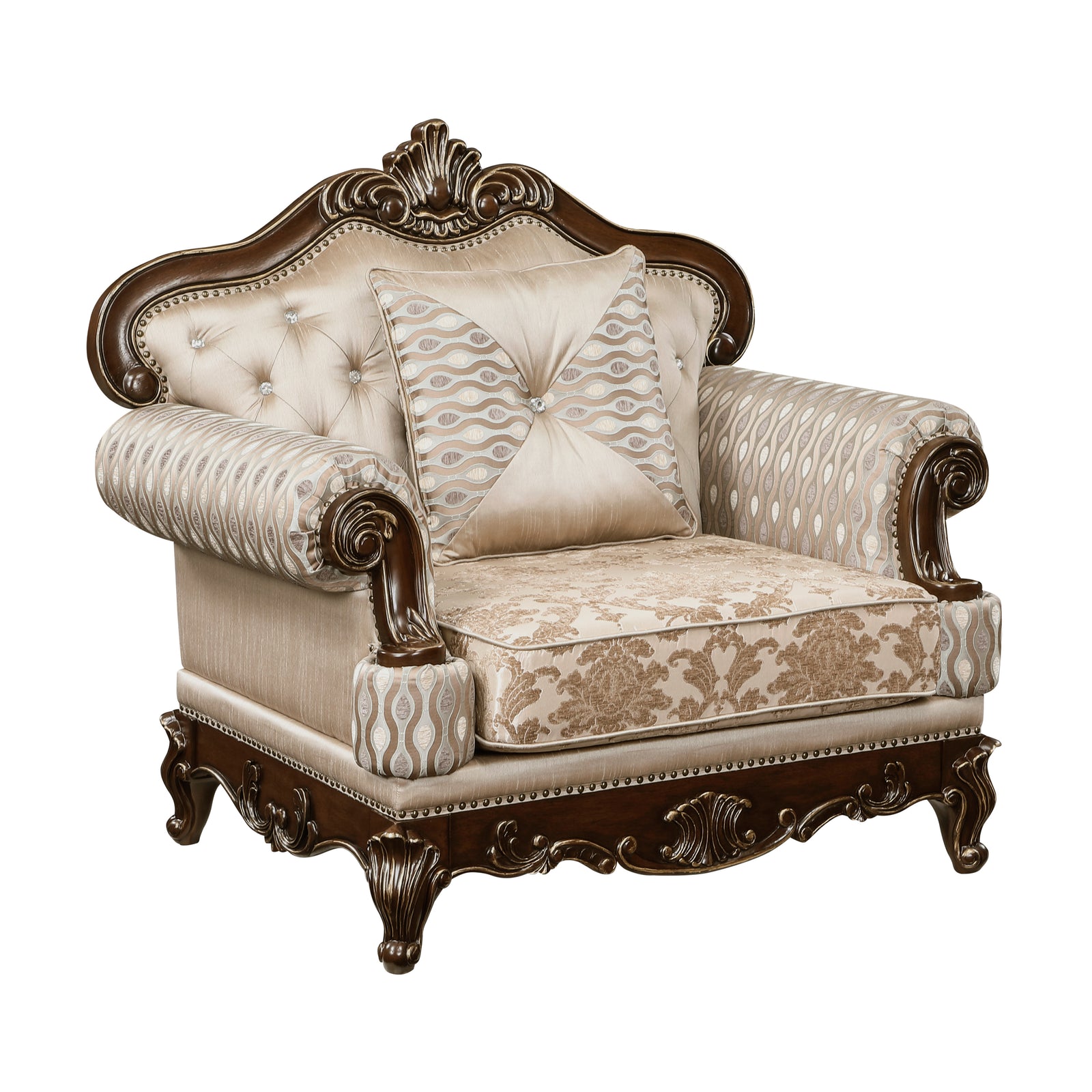 Vista Chenille Living Room Chair