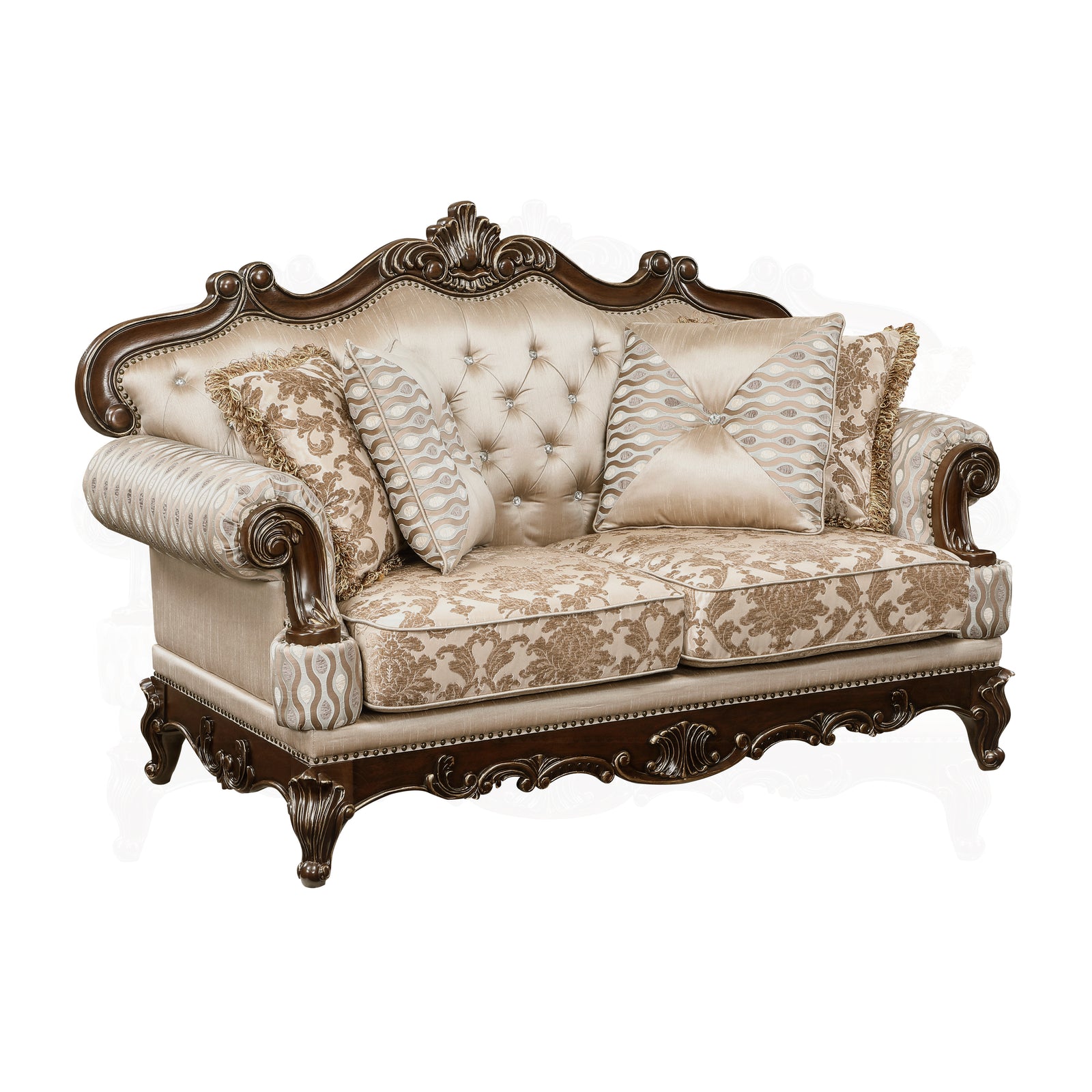 Vista Chenille Living Room Loveseat