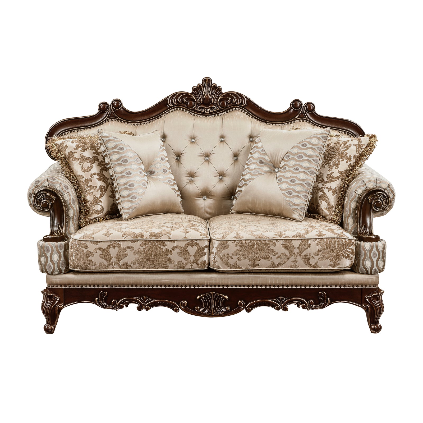 Vista Chenille Living Room Loveseat