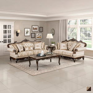 Vista 2-Piece Chenille Living Room Sofa Set