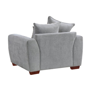 Ezra 3-Piece Chenille Fabric Living Room Sofa set