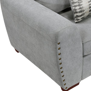 Ezra Chenille Fabric Living Room Chair