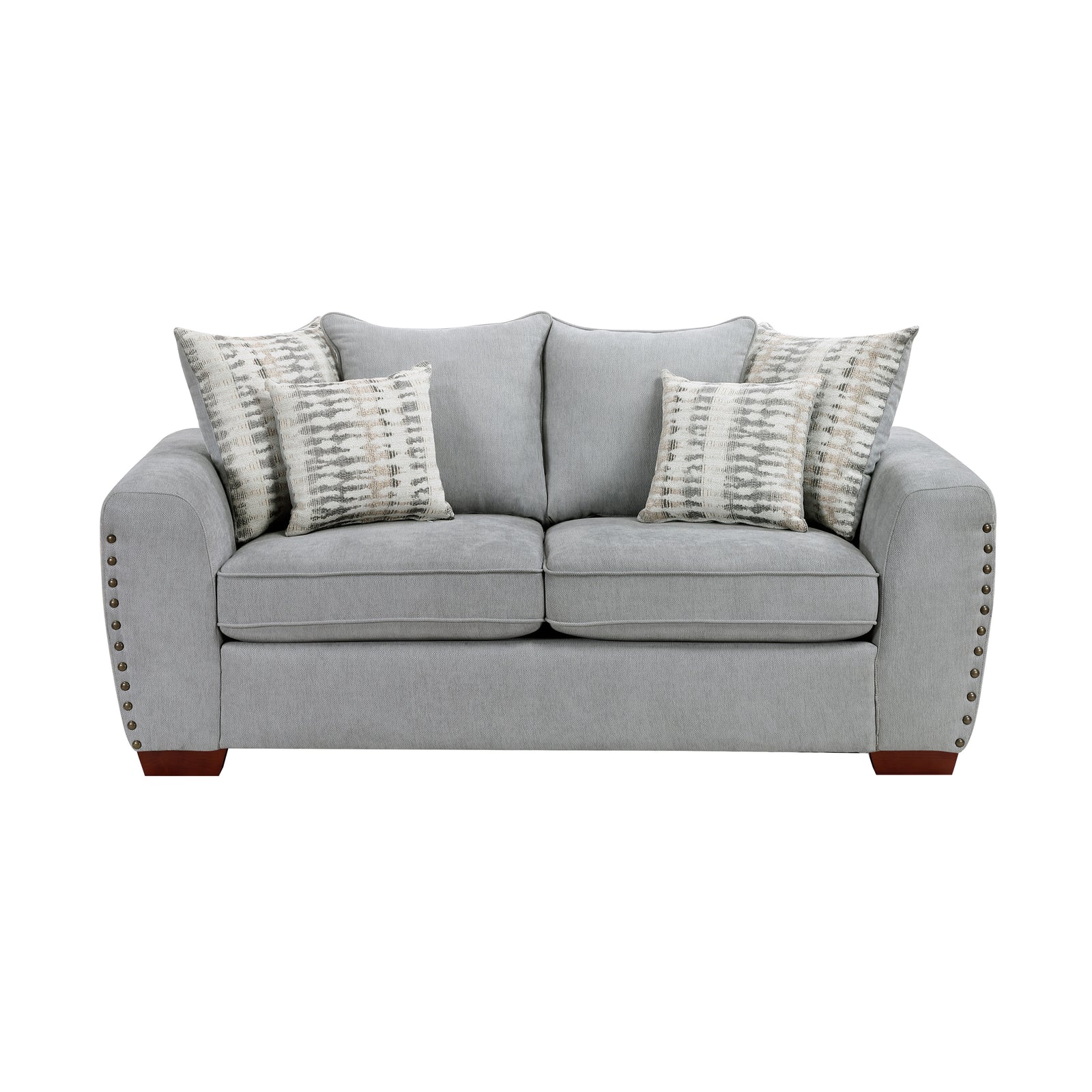 Ezra Chenille Fabric Living Room Loveseat