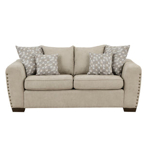 Ezra 2-Piece Chenille Living Room Sofa Set