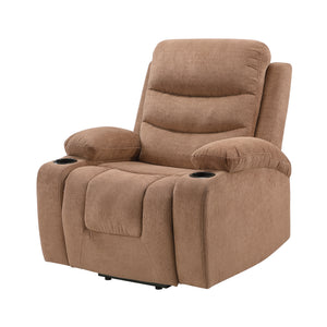 Lera Microfiber Power Lift Chair with Massage, Heat, Charging Ports and Cup-Holders