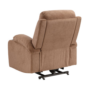 Lera Microfiber Power Lift Chair with Massage, Heat, Charging Ports and Cup-Holders