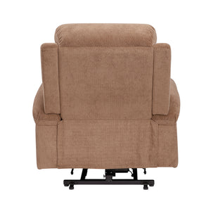 Lera Microfiber Power Lift Chair with Massage, Heat, Charging Ports and Cup-Holders