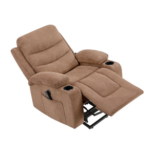Lera Microfiber Power Lift Chair with Massage, Heat, Charging Ports and Cup-Holders