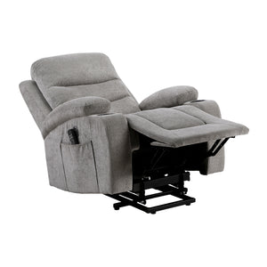 Lera Microfiber Power Lift Chair with Massage, Heat, Charging Ports and Cup-Holders