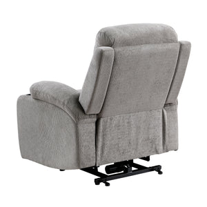 Lera Microfiber Power Lift Chair with Massage, Heat, Charging Ports and Cup-Holders