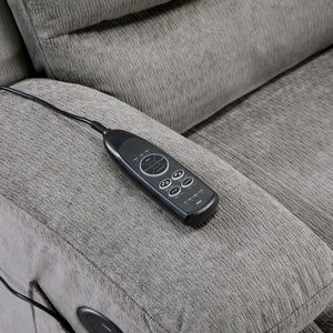 Lera Microfiber Power Lift Chair with Massage, Heat, Charging Ports and Cup-Holders