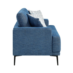Luma Chenille Fabric Living Room Loveseat