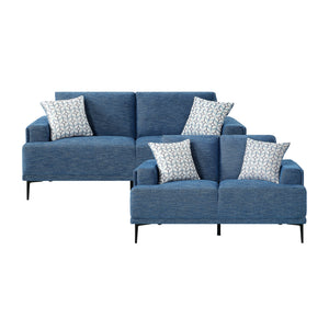Luma 2-Piece Chenille Fabric Living Room Sofa set