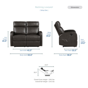 Oliver Double Reclining Loveseat