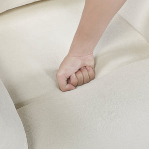 Lennon Textured Microfiber Swivel Glider Reclining Chair