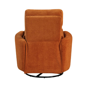 Lennon Textured Microfiber Swivel Glider Reclining Chair