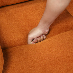 Lennon Textured Microfiber Swivel Glider Reclining Chair