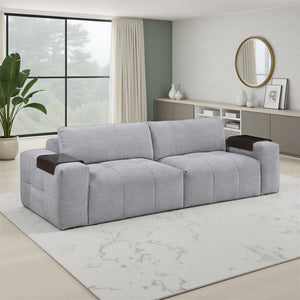 Mackay Textured Fabric Living Room Loveseat