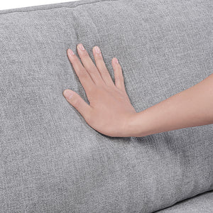 Mackay Textured Fabric Living Room Sofa