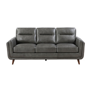 Sova Leather Match Living Room Sofa