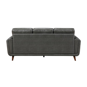 Sova Leather Match 2-Piece  Living Room Sofa Set