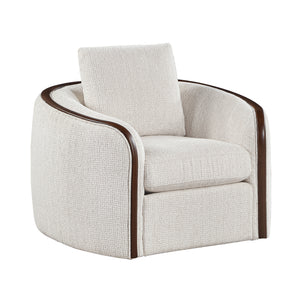Forma Chenille Swivel Living Room Chair