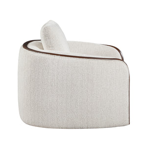 Forma Chenille Swivel Living Room Chair