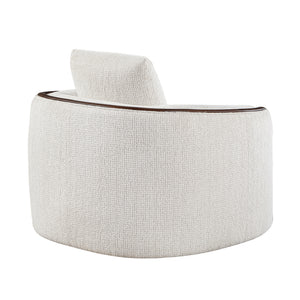 Forma Chenille Swivel Living Room Chair