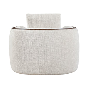 Forma Chenille Swivel Living Room Chair