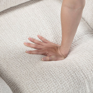 Forma Chenille Swivel Living Room Chair