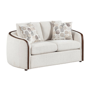 Forma Chenille Living Room Loveseat