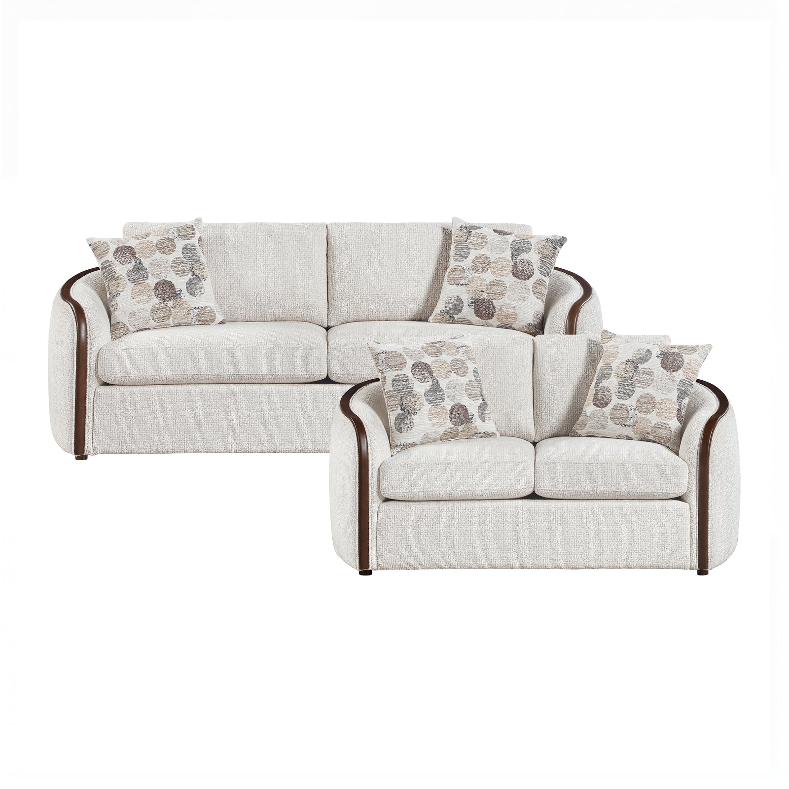 Forma Chenille 2-Piece Living Room Set