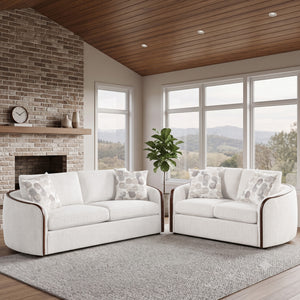 Forma Chenille 2-Piece Living Room Set