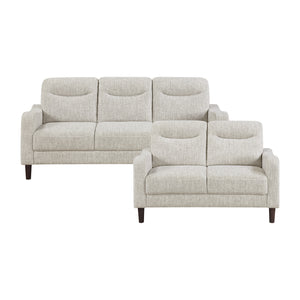 Ellery 2-Piece Chenille Fabric Living Room Sofa set