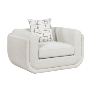 Calvani Chenille Fabric Living Room Chair