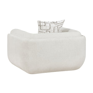Calvani Chenille Fabric Living Room Chair