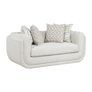 Calvani Chenille Fabric Living Room Loveseat