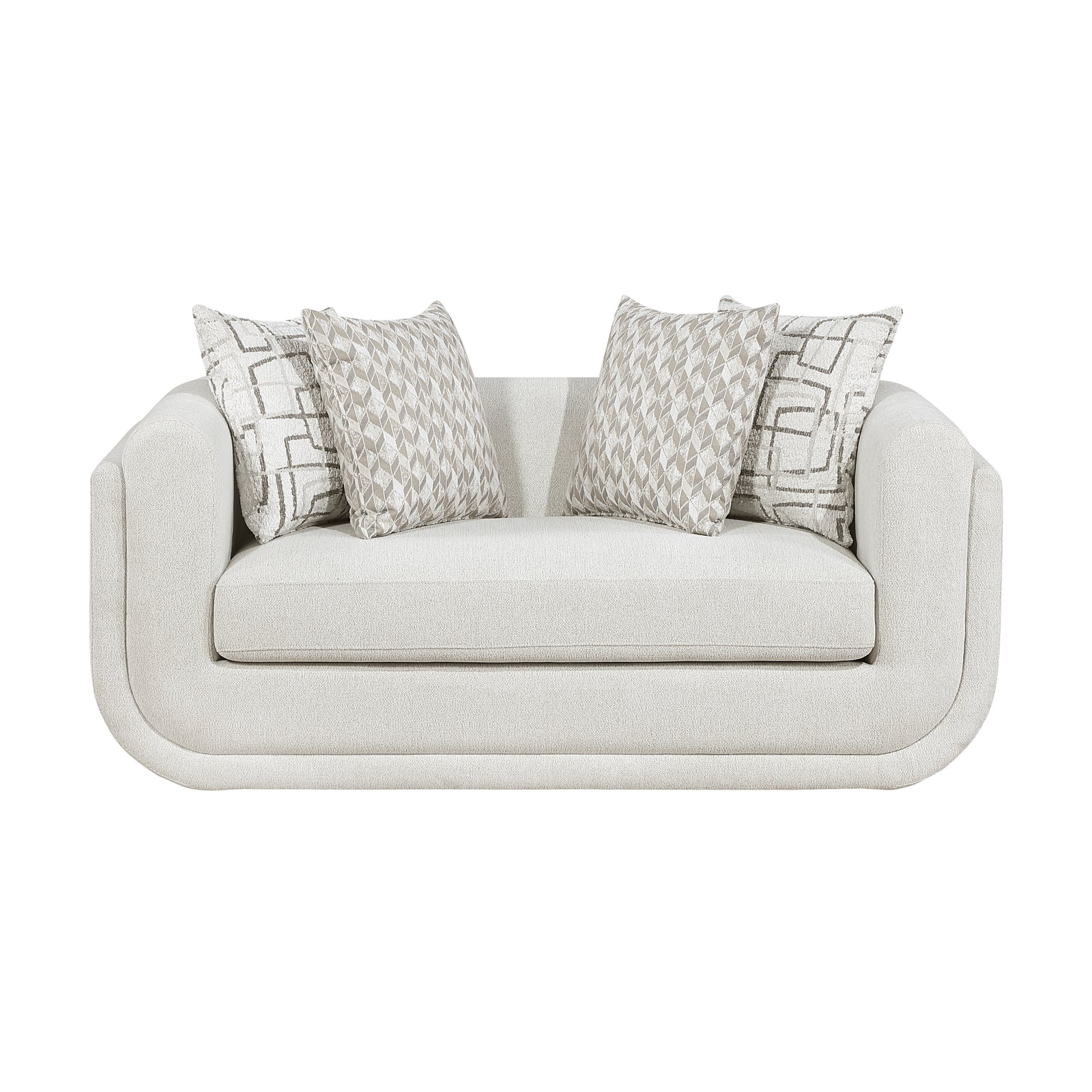 Calvani Chenille Fabric Living Room Loveseat