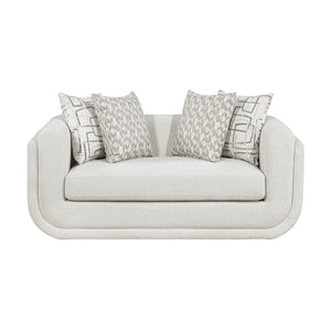 Calvani Chenille Fabric Living Room Loveseat