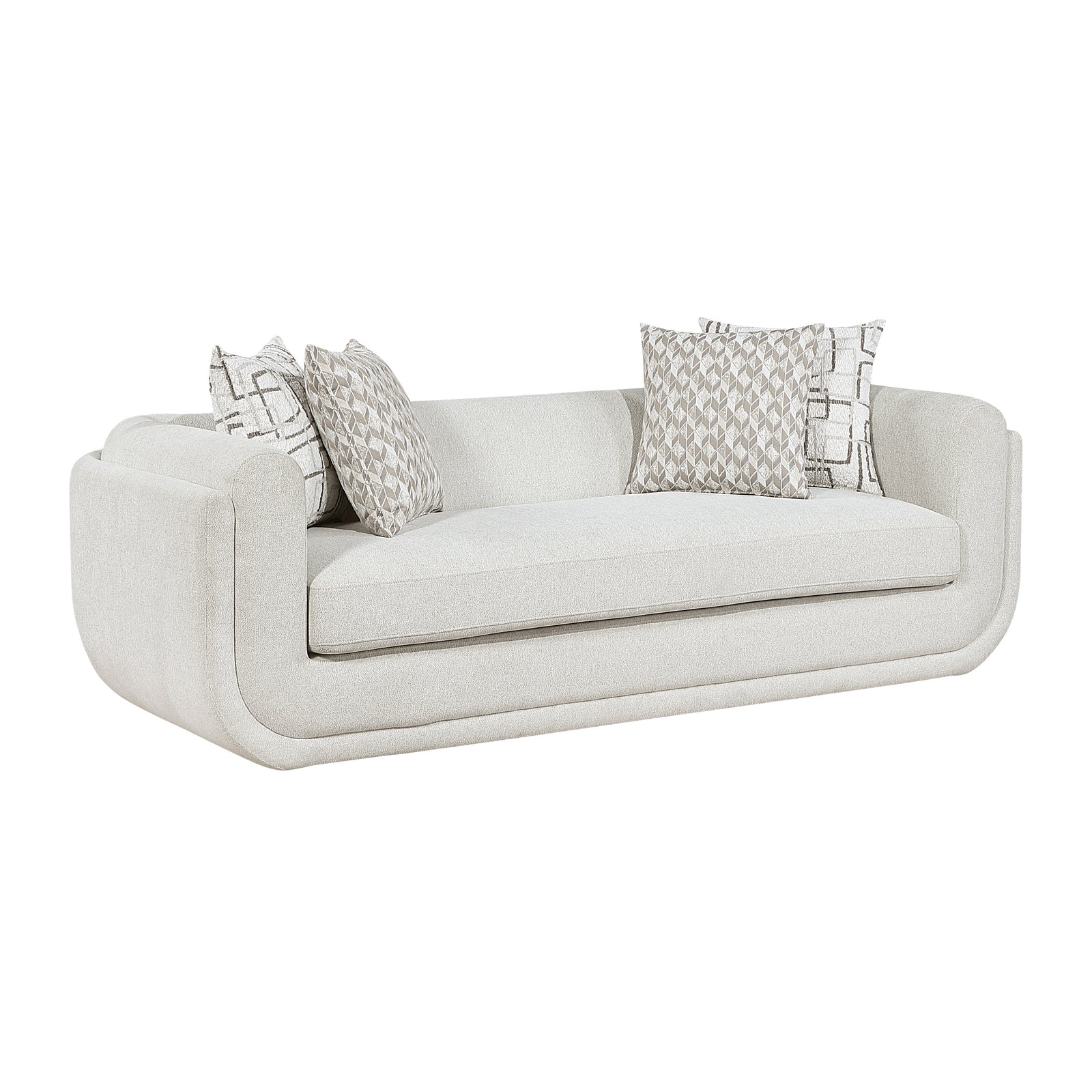 Calvani Chenille Fabric Living Room Sofa