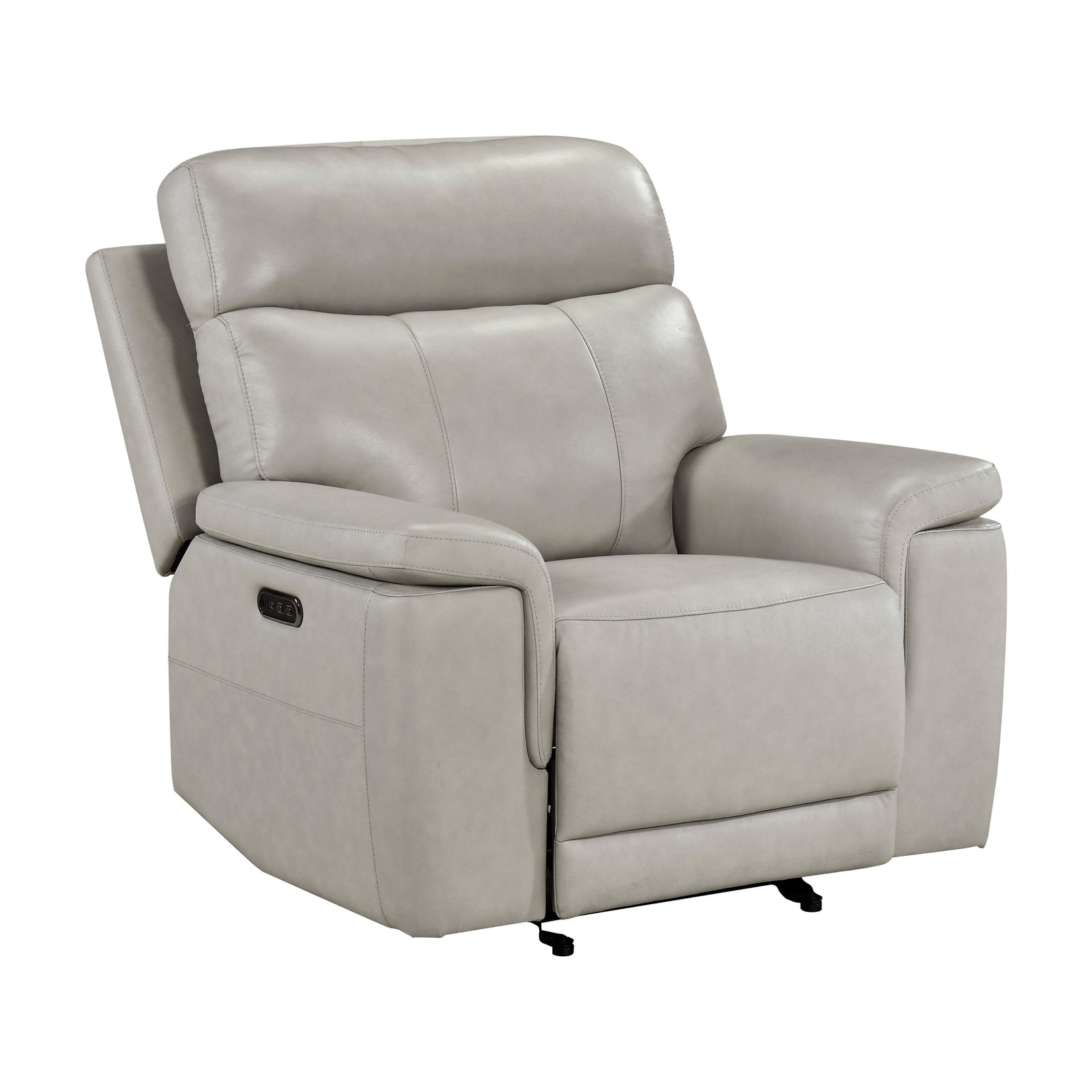 Vireo Leather Power Glider Reclining Chair with Power Headrest