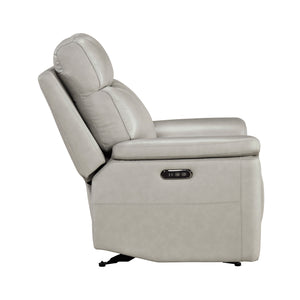 Vireo Leather Power Glider Reclining Chair with Power Headrest