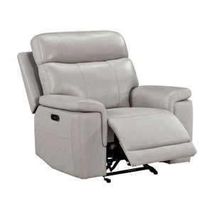 Vireo Leather Power Glider Reclining Chair with Power Headrest