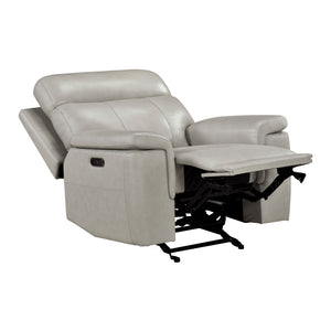 Vireo Leather Power Glider Reclining Chair with Power Headrest