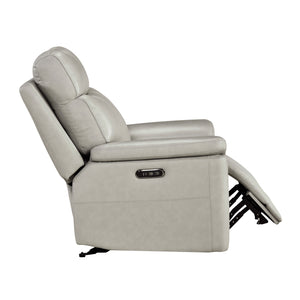Vireo Leather Power Glider Reclining Chair with Power Headrest