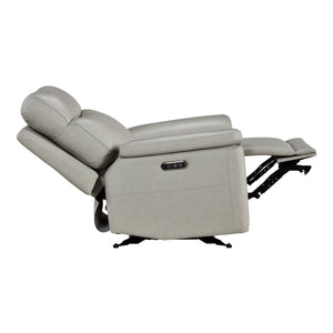 Vireo Leather Power Glider Reclining Chair with Power Headrest